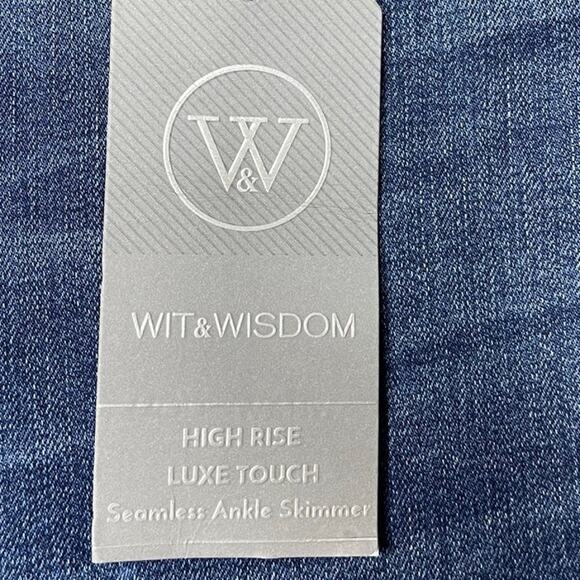 Wit‎ & Wisdom Highrise Luxe Touch Seamless Ankle Skimmer Jeans Plus Size 20W - Picture 3 of 9